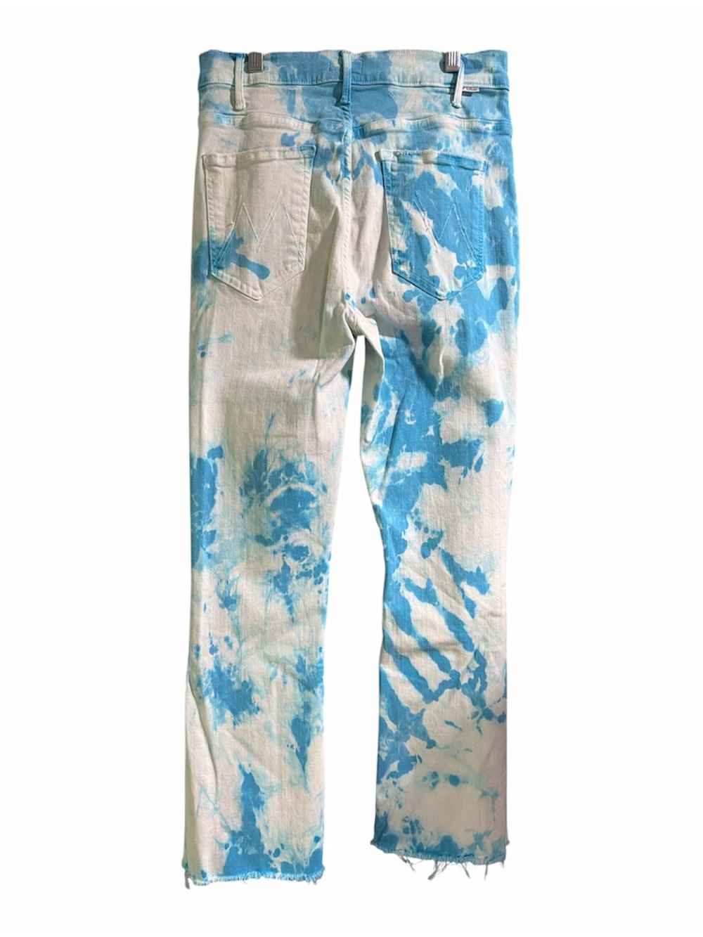 MOTHER The Hustler Ankle Fray Custom Tie Dye Jeans 29 - Picture 2 of 8